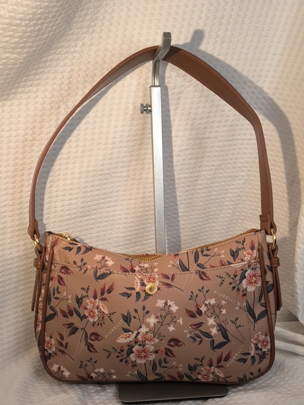 Fiorelli Floral Print Shoulder Bag in Blush Pink